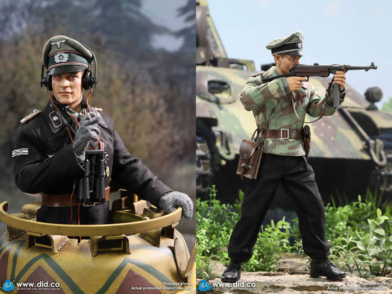 【DID】D80160 WW2 German Panzer Commander - Jager 第二次大戦 ドイツ軍 パンツァーコマンダー 戦車兵  戦車長 イェーガー 1/6スケールアクションフィギュア