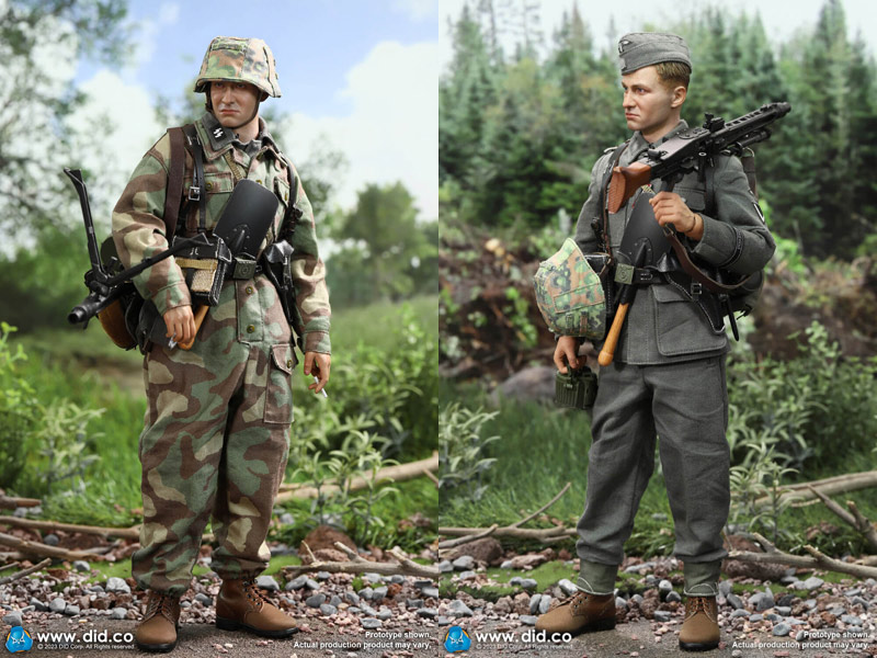 【DID】D80169 WW2 German 12th SS Panzer Division MG42 gunner - Otto 第二次世界大戦 ドイツ武装親衛隊