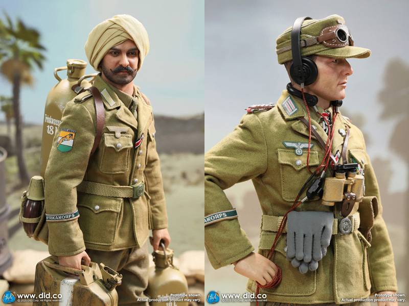 【DID】D80185 WW2 German Africa Corps Supply Duty - Ishaan & Panzer Commander - Stauffenberg