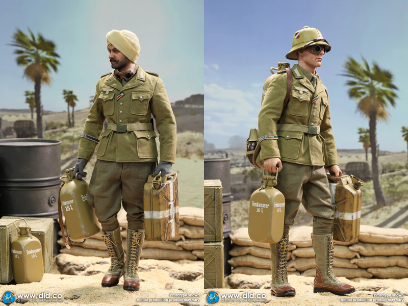 【DID】D80185 WW2 German Africa Corps Supply Duty - Ishaan & Panzer Commander - Stauffenberg