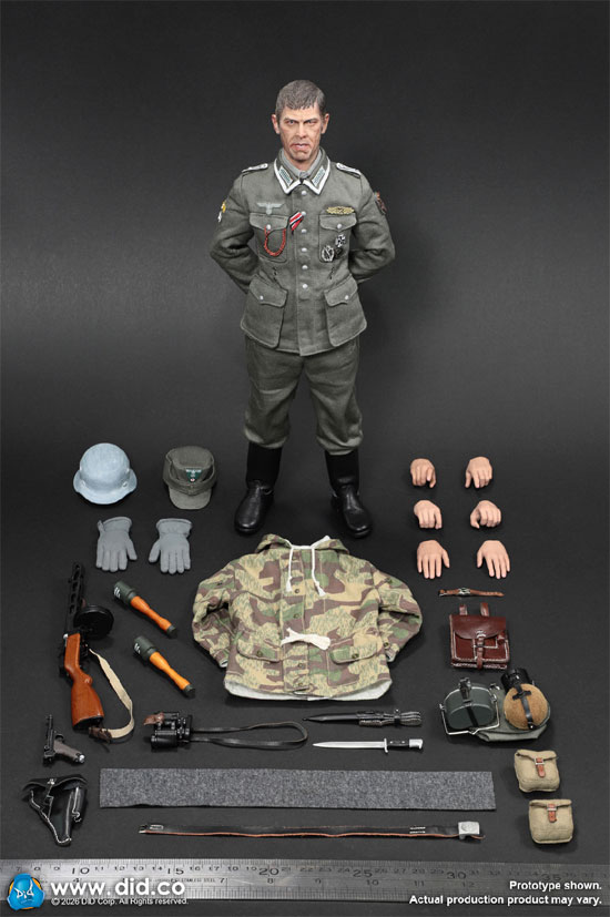 【DID】D80188 WW2 German WEHRMACHT OBERFELDWEBEL Steiner ドイツ国防軍 上級曹長 シュタイナー 1/6スケールアクションフィギュア