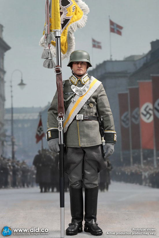 【DID】D80193 WW2 German Cavalry Standard-Bearer - Anselm 第二次世界大戦 ドイツ軍 騎兵 旗手