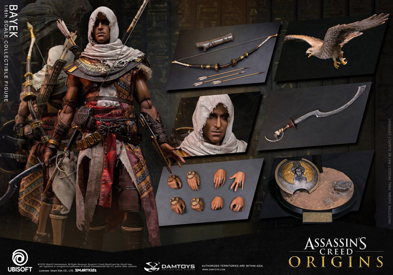 【DAM】DMS013 Assassin's Creed Origins 1/6th scale Bayek Collectible Figure アサシン クリード オリジンズ シワのバエク