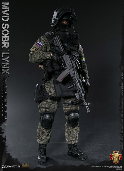 【DAM】No.78058 1/6 RUSSIAN SPETSNAZ MVD - SOBR LYNX 1/6フィギュア