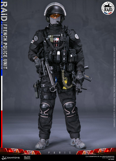 【DAM】No.78061 ELITE SERIES 1/6 FRENCH POLICE UNIT - RAID IN PARIS フランス国家警察特別介入部隊 1/6フィギュア