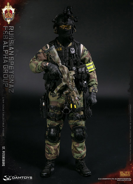 【DAM】No.78071 1/6 RUSSIAN SPETSNAZ FSB ALPHA GROUP St.Petersburg　CLASSIC VERSION スペツナズ