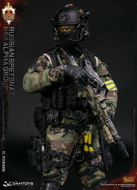 【DAM】No.78071 1/6 RUSSIAN SPETSNAZ FSB ALPHA GROUP St.Petersburg　CLASSIC VERSION スペツナズ