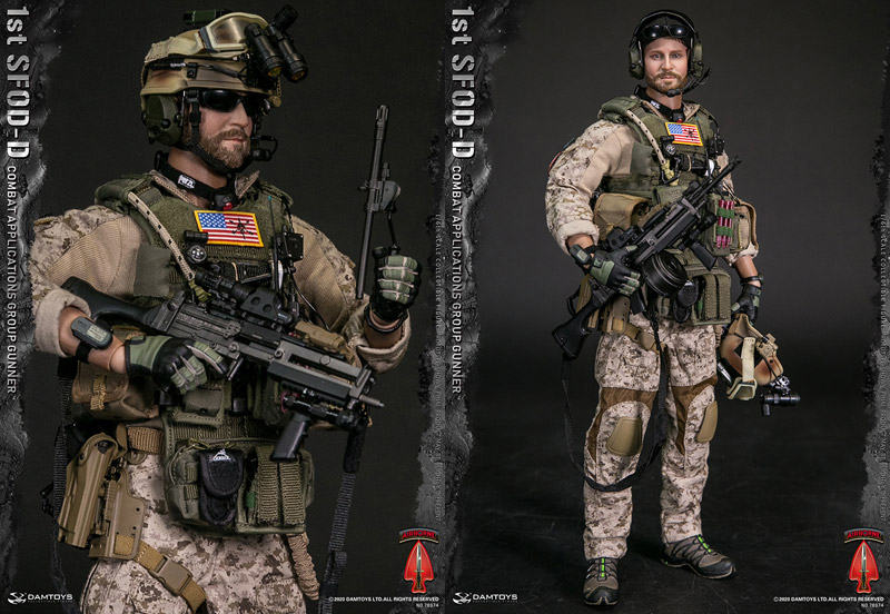 【DAM】No.78074 1/6 1st SFOD-D Combat Applications Group GUNNER アメリカ陸軍 第1特殊部隊デルタ作戦分遣隊 デルタフォース