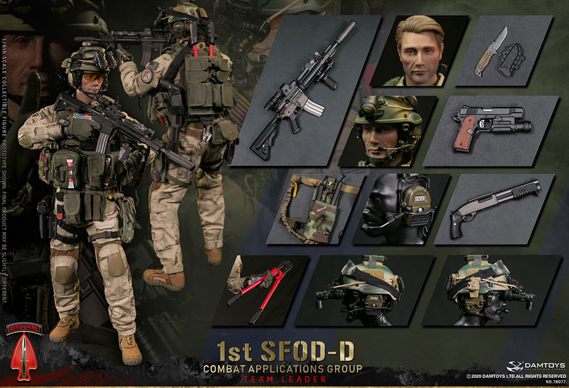 【DAM】No.78077 1/6 1st SFOD-D Combat Applications Group TEAM LEADER