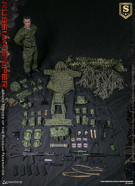 【DAM】No.78078S 1/6 Armed Forces of the Russian Federation - RUSSIAN SNIPER SPECIAL EDITION