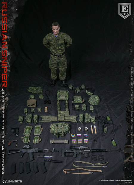【DAM】No.78078 1/6 Armed Forces of the Russian Federation - RUSSIAN SNIPER ELITE EDITION