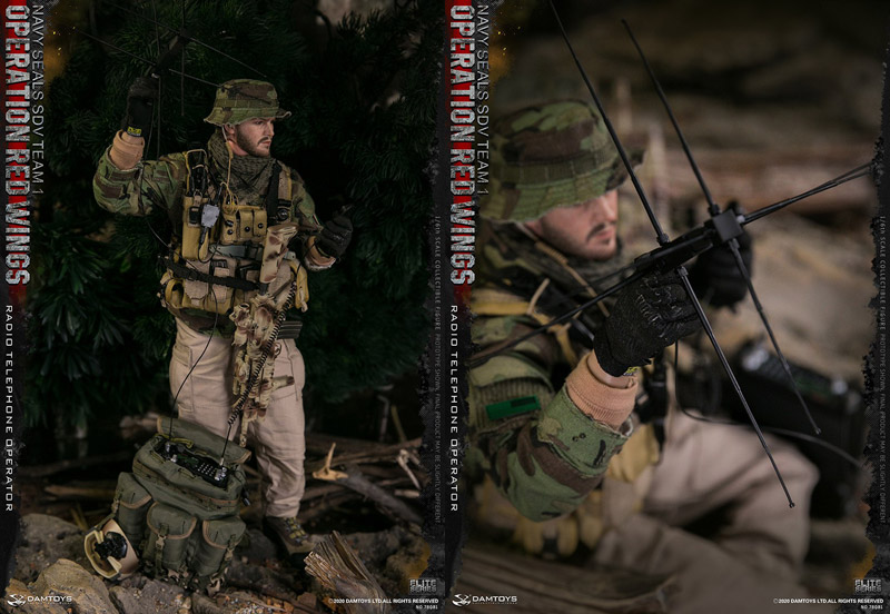 【DAM】No.78081 1/6 Operation Red Wings NAVY SEALS SDV TEAM 1 Radio Telephone Operator