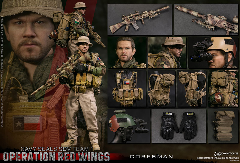 【DAM】No.78084 1/6 Operation Red Wings NAVY SEALS SDV TEAM 1 Corpsman