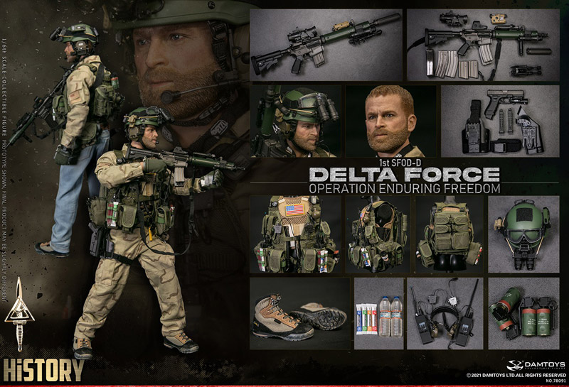 【DAM】No.78091 1/6 DELTA FORCE 1st SFOD-D 