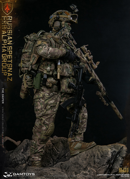 【DAM】No.78100 1/6 RUSSIAN SPETSNAZ FSB ALPHA GROUP SNIPER スペツナズ ロシア連邦保安庁特殊任務部隊 アルファグループ スナイパー