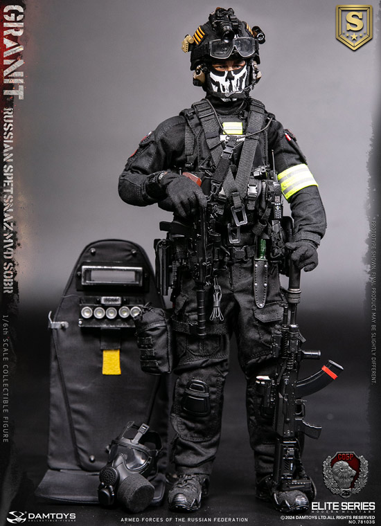 【DAM】No.78103S 1/6 RUSSIAN SPETSNAZ MVD SOBR GRANIT ELITE EDITION スペツナズ ロシア連邦国家親衛隊 特殊部隊