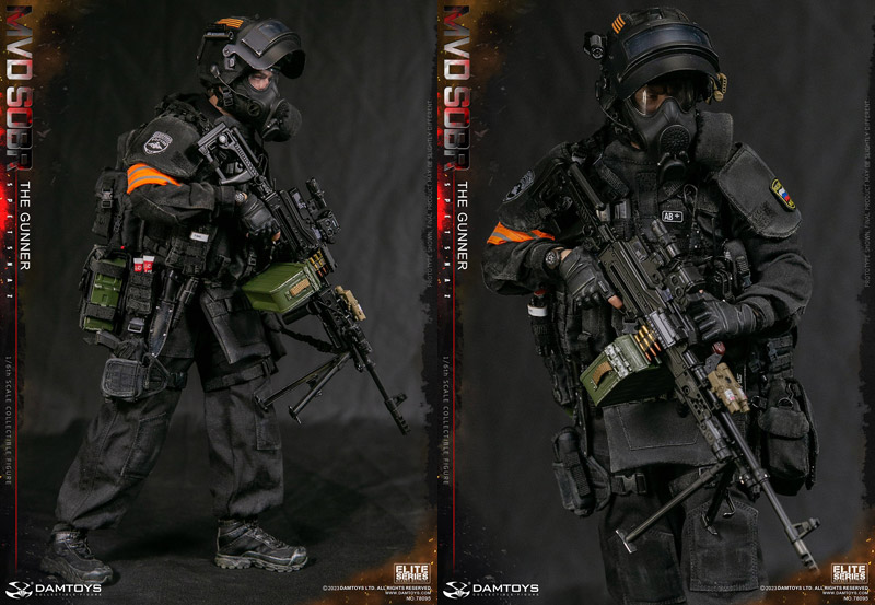 【DAM】No.78095 1/6 RUSSIAN SPETSNAZ MVD SOBR PKM GUNNER