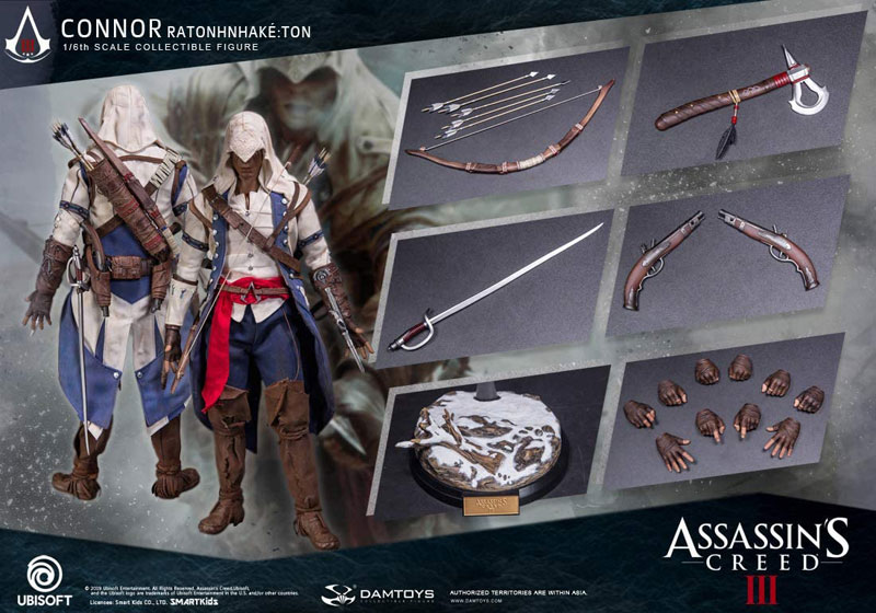 【DAM】DMS010 Assassin's Creed III Connor 1/6th scale Aguilar Collectible Figure アサシンクリード3 コナー 1/6スケールフィギュア