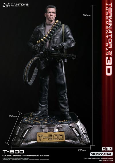 【DAM】CS001 CLASSIC SERIES　1/4th scale Terminator 2: Judgment Day T-800 ターミネーター2 T2: T-800 1/4スケールスタチュー