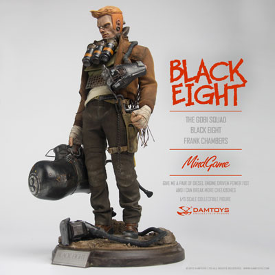 【DAM】ZP001 1/6 MindGame - The Gobi Squad - Black Eight - Frank Chambers マインドゲーム 1/6フィギュア