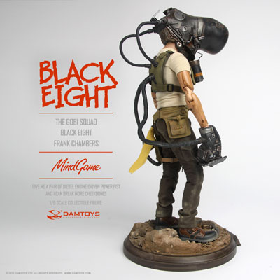 【DAM】ZP001 1/6 MindGame - The Gobi Squad - Black Eight - Frank Chambers マインドゲーム 1/6フィギュア