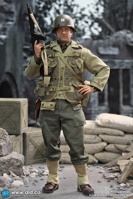 【DID】A80145 WW2 US 2nd Ranger Battalion Series 3 - Captain Miller アメリカ陸軍 第2レンジャー大隊 ミラー大尉