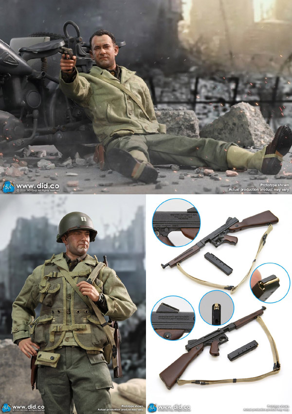 【DID】A80145 WW2 US 2nd Ranger Battalion Series 3 - Captain Miller アメリカ陸軍 第2レンジャー大隊 ミラー大尉