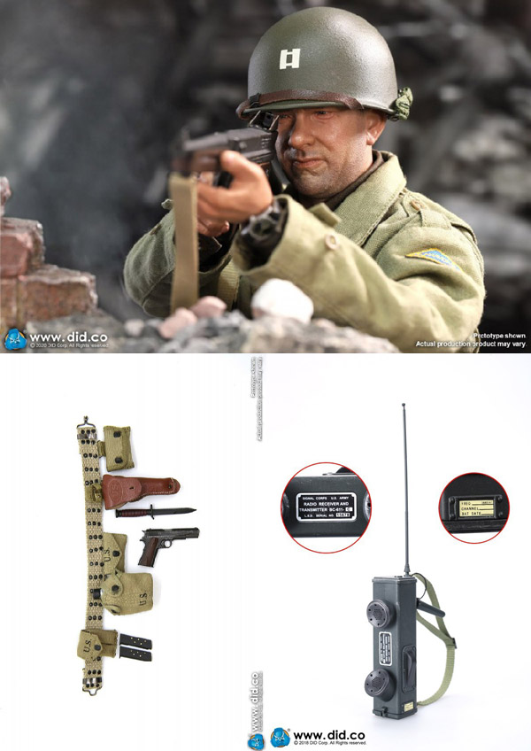 【DID】A80145 WW2 US 2nd Ranger Battalion Series 3 - Captain Miller アメリカ陸軍 第2レンジャー大隊 ミラー大尉