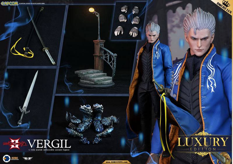 【ASMUS TOYS】DMC002LUX DevilMayCry3 Vergil デビル メイ クライ 3 バージル 豪華版 1/6スケールフィギュア