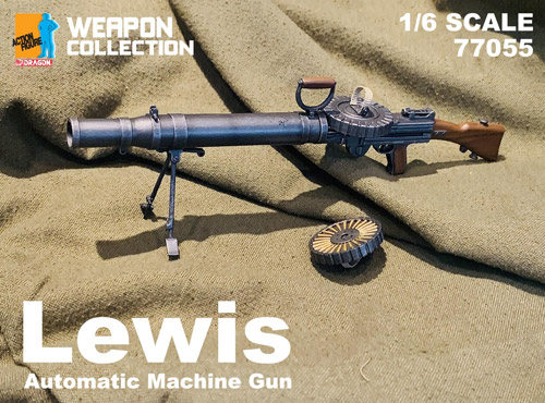 【ドラゴン】77055 1/6 Lewis Automatic Machine Gun ルイス軽機関銃 1/6スケール 軽機関銃