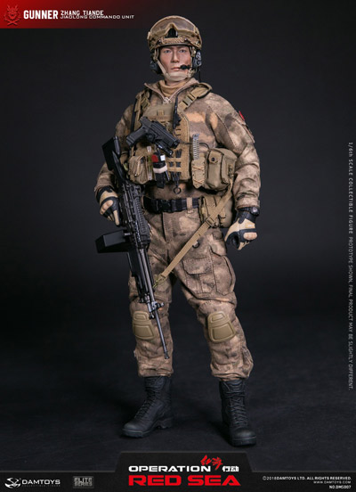 【DAM】DMS007 ELITE SERIES 1/6 OPERATION RED SEA 紅海行動 オペレーション：レッドシー 1/6フィギュア