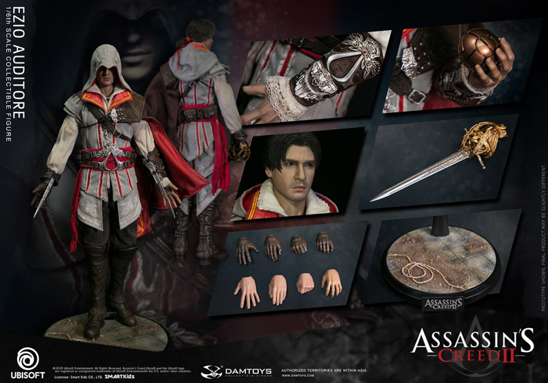 【DAM】DMS012 Assassin's Creed II 1/6th scale Ezio Collectible Figure アサシンクリード2 エツィオ・アウディトーレ