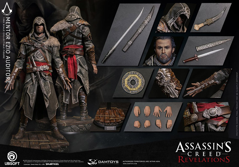 【DAM】DMS014 Assassin's Creed Revelations-1/6th scale Mentor Ezio Auditore Collectible Figure