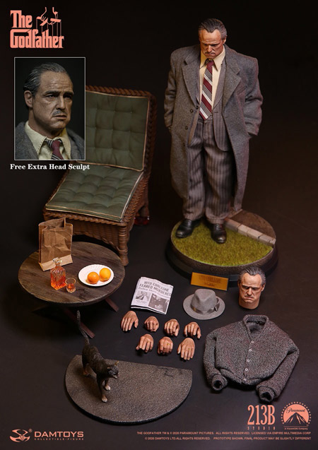 【DAM】DMS033 The Godfather 1972 1/6 Vito Corleone (Golden Years version)  ゴッドファーザー ヴィトー・コルレオーネ ゴールデンイヤーズバージョン 1/6スケールフィギュア