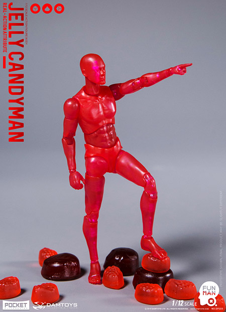 【DAM】DPS03 1/12 SCALE ACTION FIGURE “JELLY CANDYMAN” ジェリーキャンディーマン デッサン人形