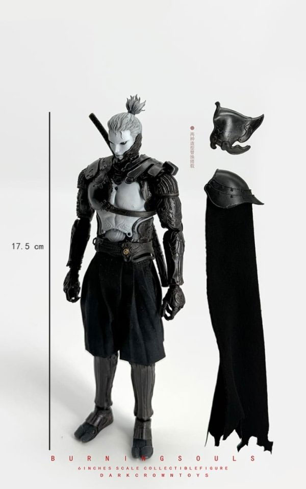 【Dark Crown】1/12 Burning Soul 2 - Kagekura 燃魂2 孤影 (Standard Version)  1／12スケール可動フィギュア