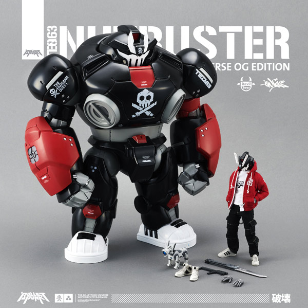 【Quiccs X Devil Toys】NB001 1:12 NEW BULLETPUNK UNIVERSE OG EDITION NUTBUSTER ＆ OG Red TEQ63 Figure SET