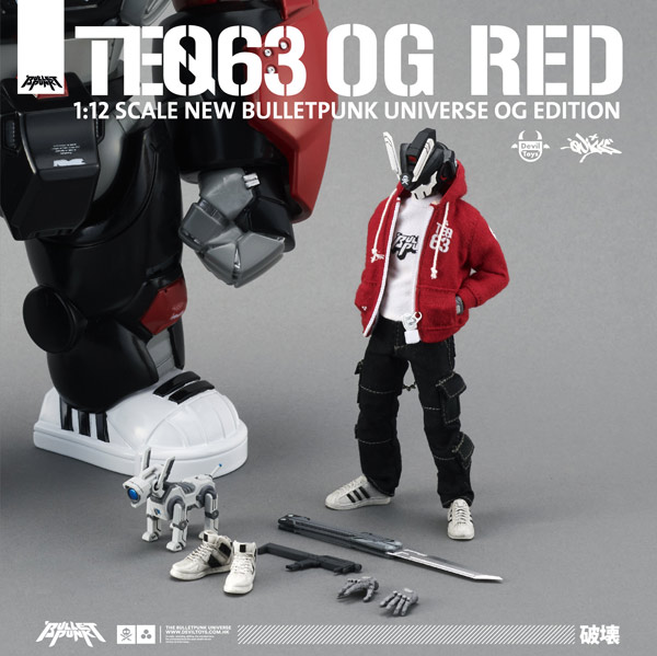 【Quiccs X Devil Toys】NB003 1:12 NEW BULLETPUNK UNIVERSE OG EDITION OG Red TEQ63 Figure