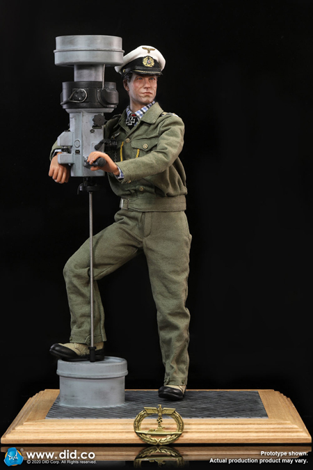 【DID】E60058&D80148set WW2 German U-Boat Commander - Lehmann &Periscope  Diorama ドイツ軍 Uボート 潜水艦 艦長 レーマン 1/6スケールアクションフィギュア&潜望鏡ジオラマセット