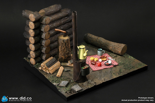 【DID】E60067 1/6 WWII Stove Diorama Set ストーブ ジオラマセット