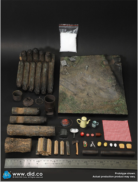 【DID】E60067 1/6 WWII Stove Diorama Set ストーブ ジオラマセット
