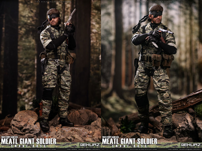 【EKUAZ STUDIO】EKS010 1/6 迷彩ソルジャー TIGER STRIPE CAMO VER. 1/6スケール男性フィギュア