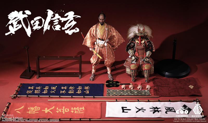 【COO】EL013 1/6 EMPIRE LENGEDS - TAKEDA SHINGEN, THE TIGER OF KAI (EXCLUSIVE COPPER VERSION) 武田信玄DX