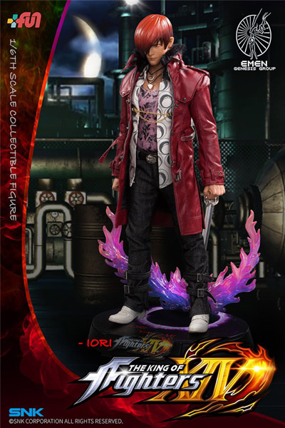 【EMEN】KOF14 1/6 The King Of Fighters XIV Iori Yagami 拳皇 ザ・キング・オブ・ファイターズ 八神庵 1/6スケール 男性フィギュア