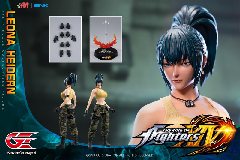 【Genesis Emen】KOF14-LO01 1/6 The King Of Fighters XIV LEONA HEIDERN 拳皇 ザ・キング・オブ・ファイターズ レオナ・ハイデルン