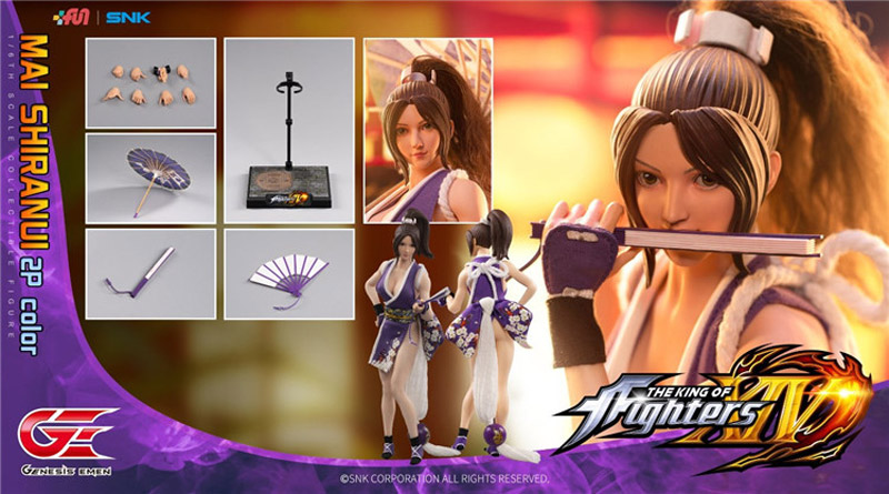 【Genesis Emen】KOF14-MS02 1/6 The King Of Fighters XIV Mai Shiranui 2P Color