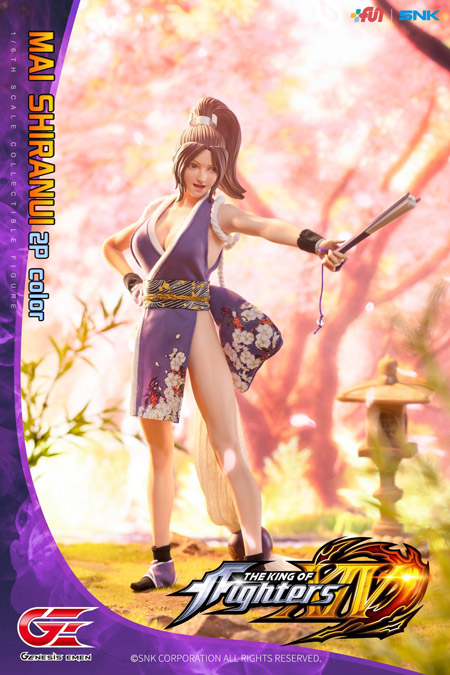 【Genesis Emen】KOF14-MS02 1/6 The King Of Fighters XIV Mai Shiranui 2P Color