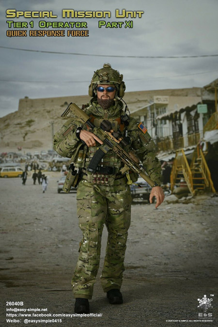 【EASY&SIMPLE】26040B SMU Tier 1 Operator Part XI Quick Response Force 1/6スケールミリタリーフィギュア