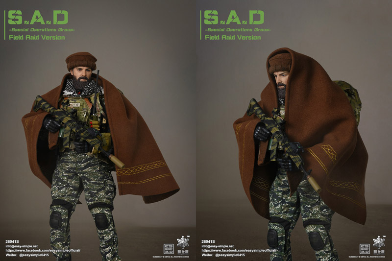 【EASY&SIMPLE】26041S S.A.D Special Operation Group Field Raid Version (Exclusive Woodland Version)