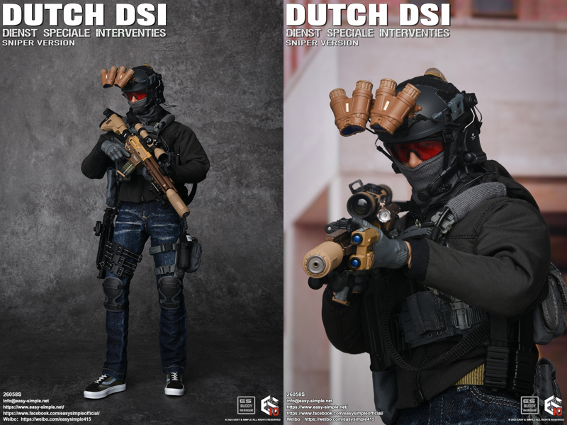 【EASY&SIMPLE】26058S Dutch Dienst Speciale Interventies Sniper Version オランダ警察対テロ特殊部隊 スナイパーVer.